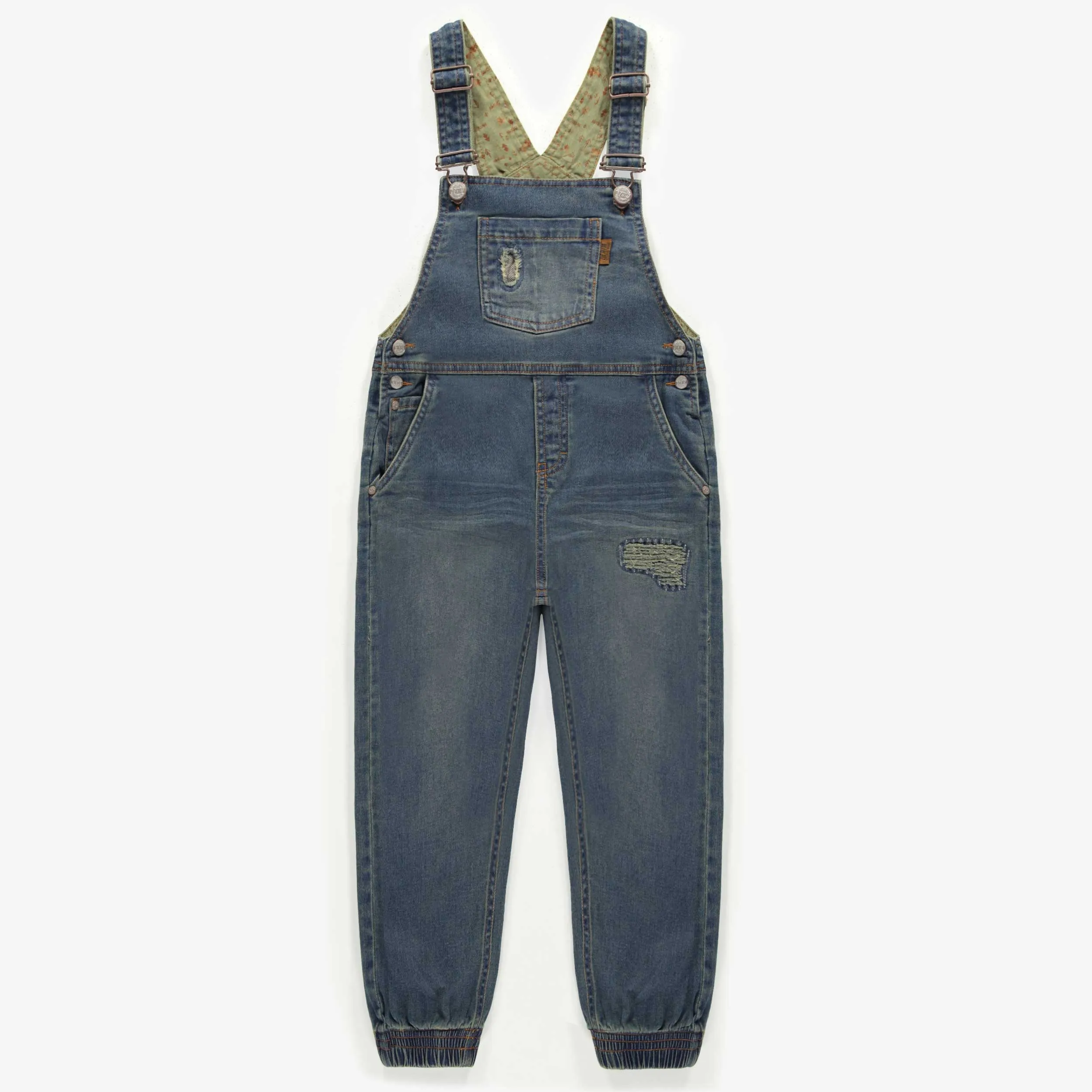 Salopette à bretelles en denim léger, enfant || Overalls with straps in light denim, child