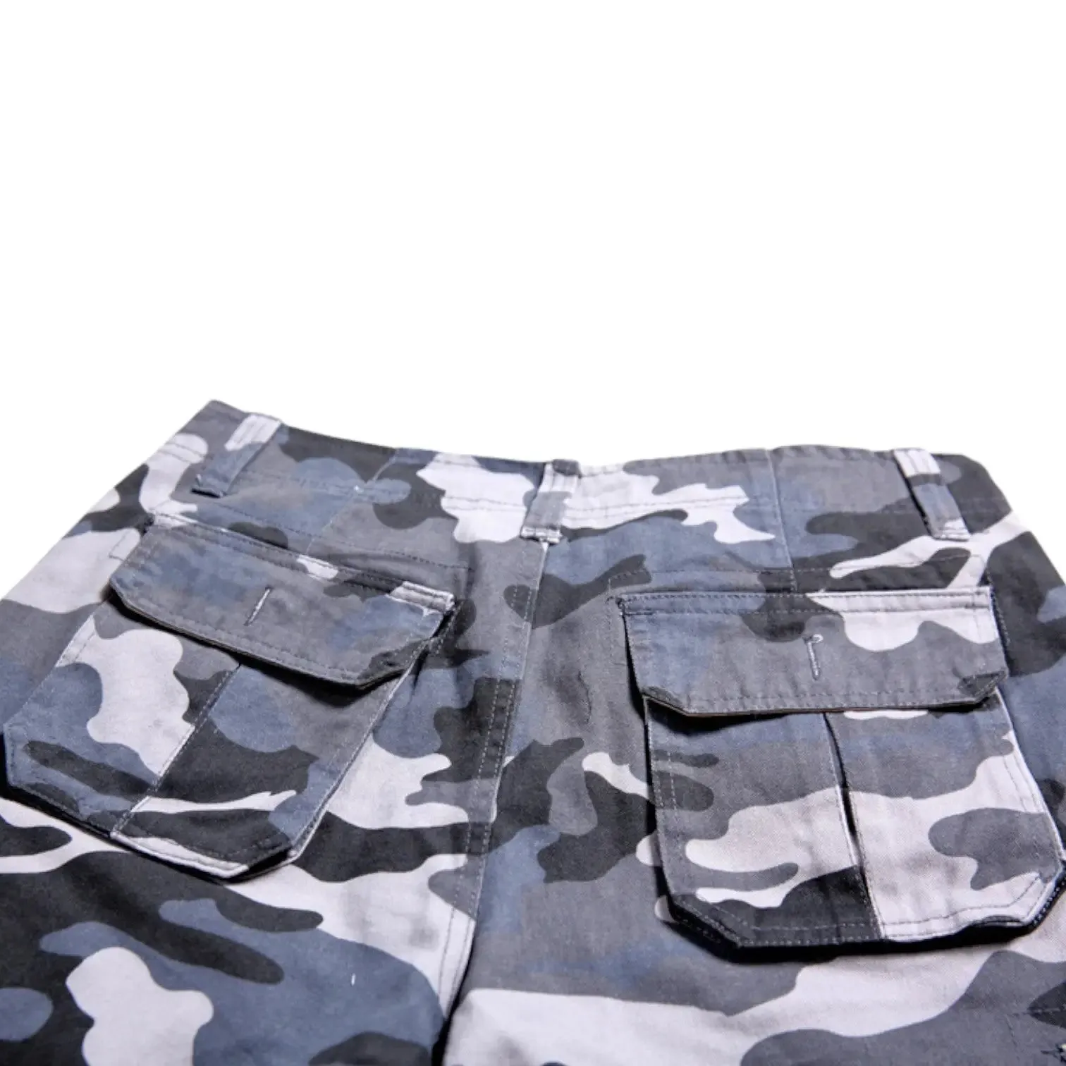 SHORT MILITAIRE EN COTON PUR